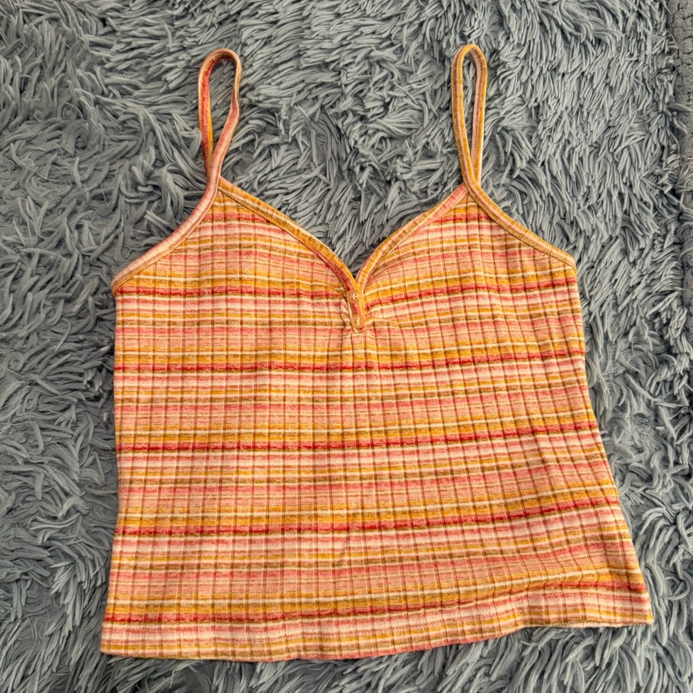 Striped 21 Forever Crop Top
